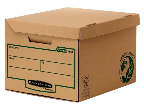 Caixa para arquivo morto fellowes em cartao reciclado capacidade 6 caixas de arquivo 80 mm 293x390x560 mm , Fellowes , 62769 , 0043859708024